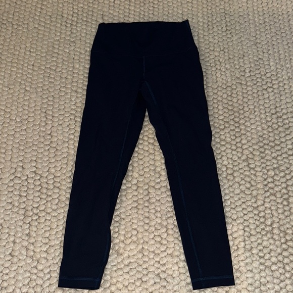 lululemon athletica Navy Blue High-Waisted Leggings - Picture 3 of 3